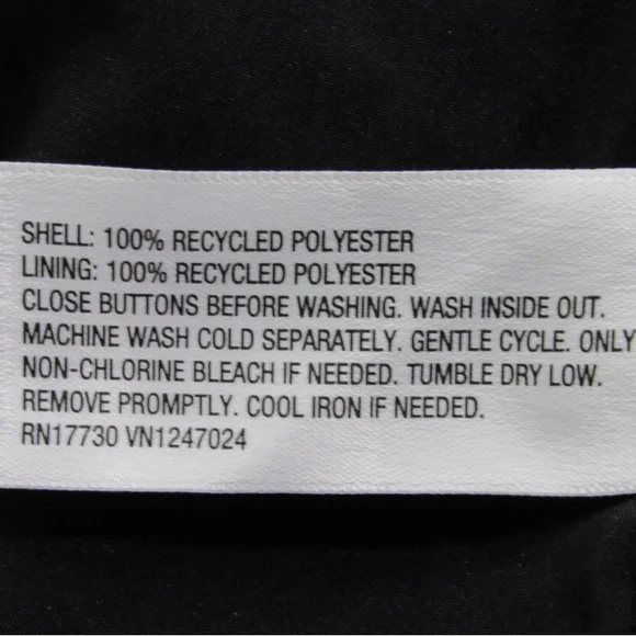 Women's Button-Front Jacket - Universal Thread™ Black - Picture 4 of 4